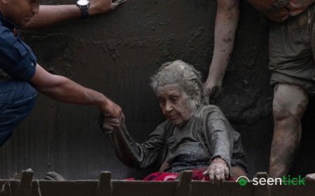 97-year-old woman rescued after Nepali floods looked like 'a warrior'