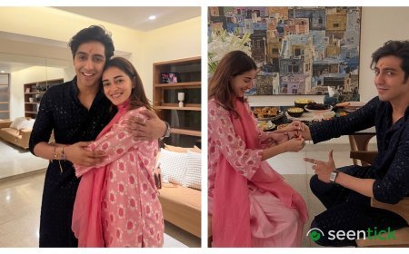 Ananya Panday celebrates Raksha Bandhan with cousin Ahaan Panday: ‘He takes raksha very seriously’