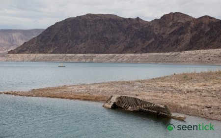Apparent human remains found in US reservoir as water levels hit record low