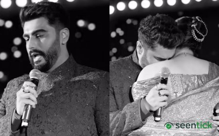 Arjun Kapoor breaks down remembering late mother Mona Shourie in emotional video from Anshula Kapoor's wedding. Watch