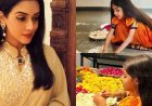 Asin shares glimpse of daughter Arin making Onam Pookalam with dad in rare pics, flaunts stunning long hair