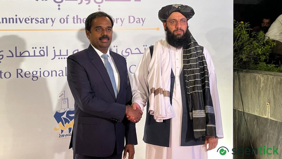 At Afghan embassy, Taliban diplomats mark 5th anniversary of ‘victory day’