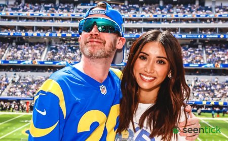Brenda Song Loves the Los Angeles Rams So Much She Ended Up in a Broadcast Booth at SoFi Stadium