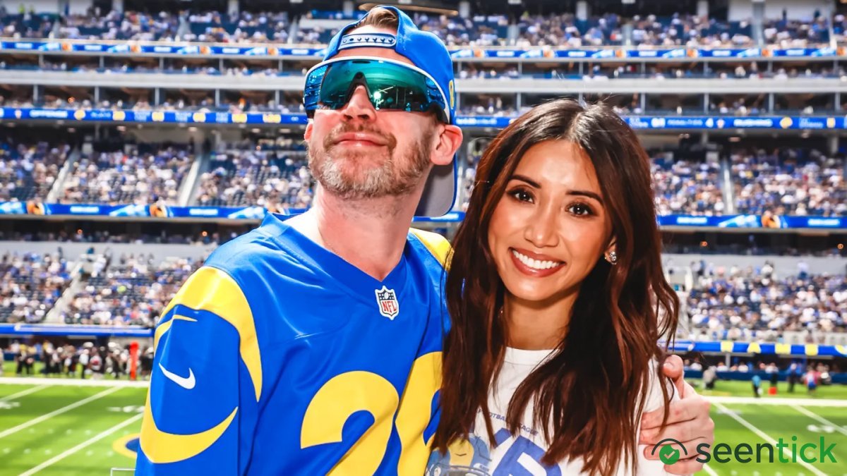 Brenda Song Loves the Los Angeles Rams So Much She Ended Up in a Broadcast Booth at SoFi Stadium