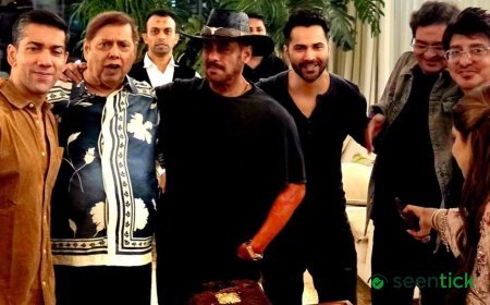 David Dhawan turns 75 in style with Salman Khan at intimate birthday bash, Varun Dhawan calls him ‘chillest dad’