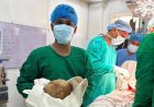 Doctors remove 3.1kg stone from man's bladder and claim record