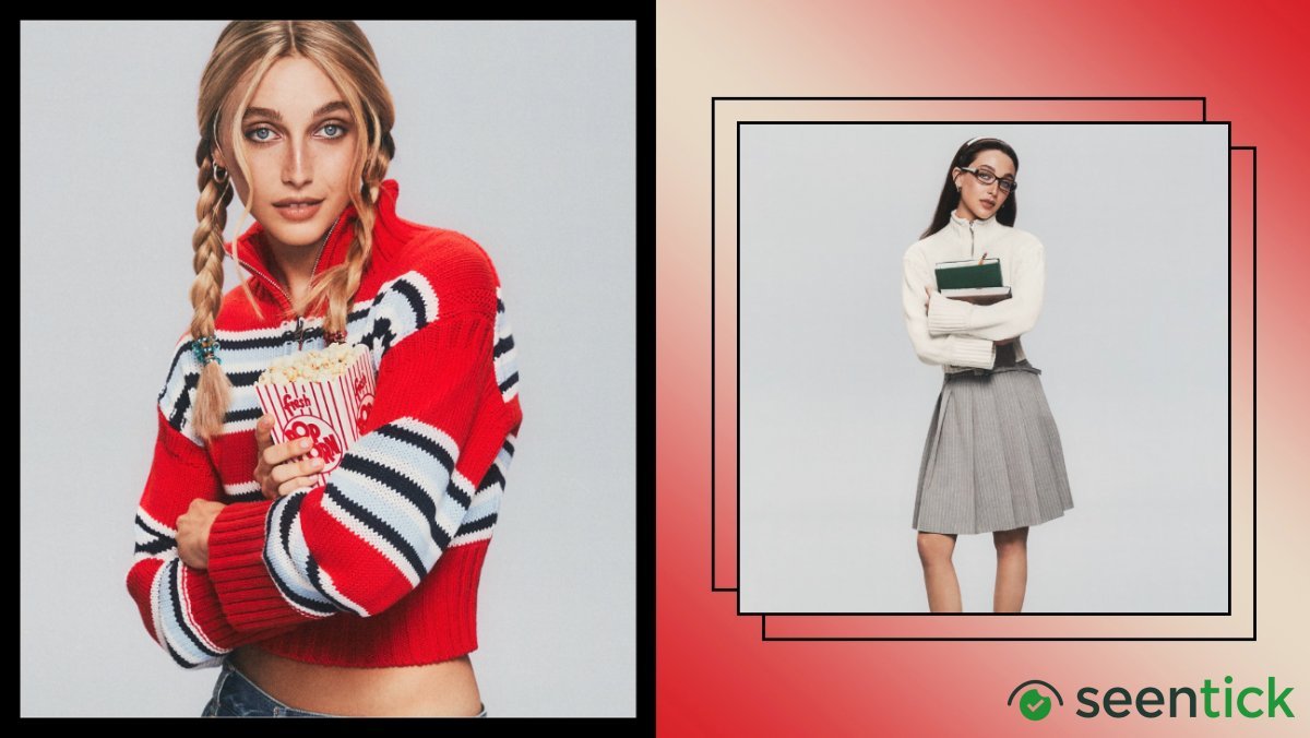 Emma Chamberlain Fronts J.Crew’s Fall Campaign For a “Tiny” Take on Its Heritage Rollneck Sweater