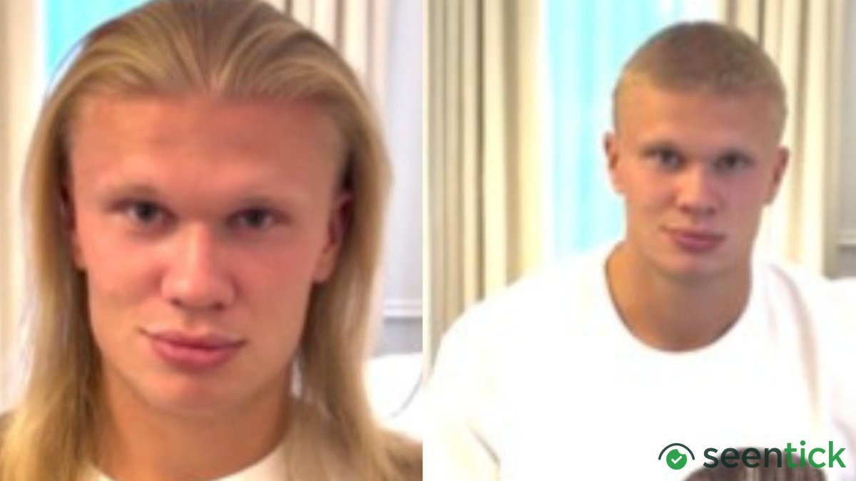 Erling Haaland chops off his golden locks, netizens have a field day! Check it out