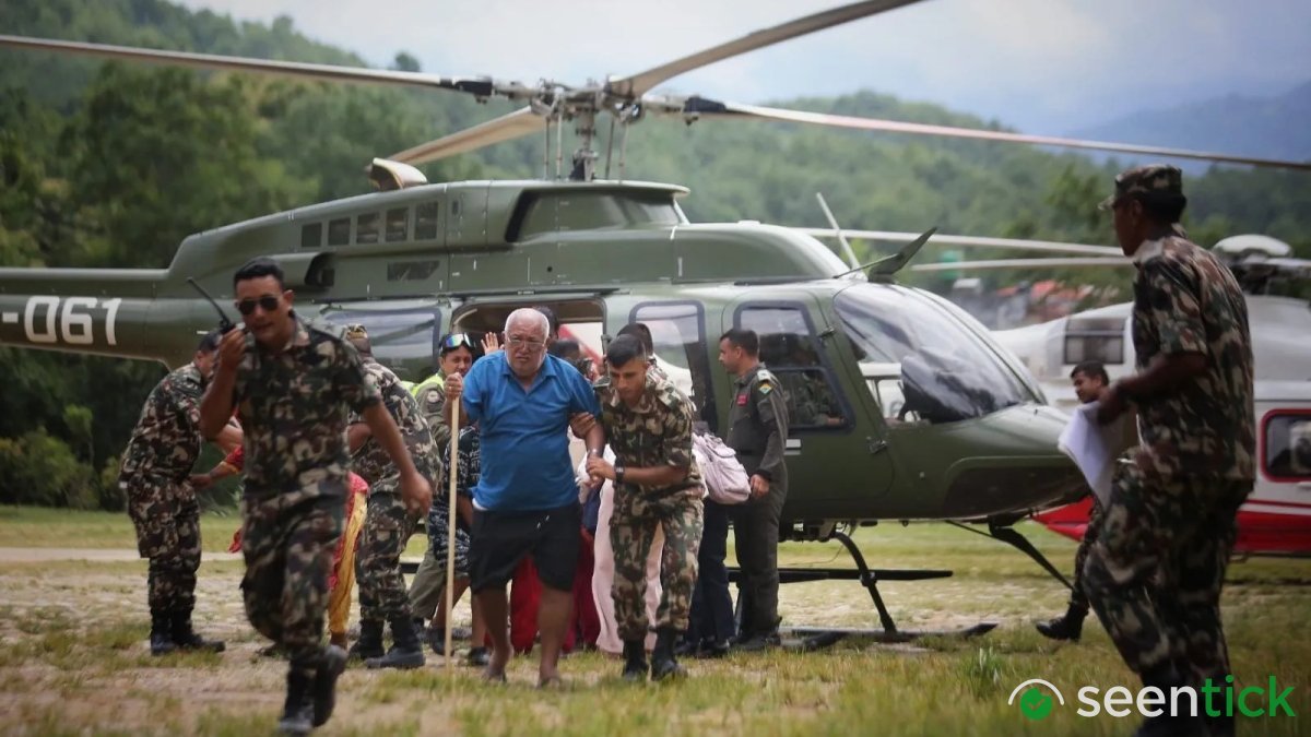 Express in Nepal: At search and rescue hub, helicopters, stench of death
