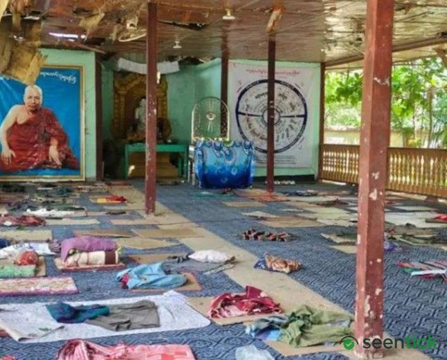 Fourteen killed in strike on Myanmar monastery