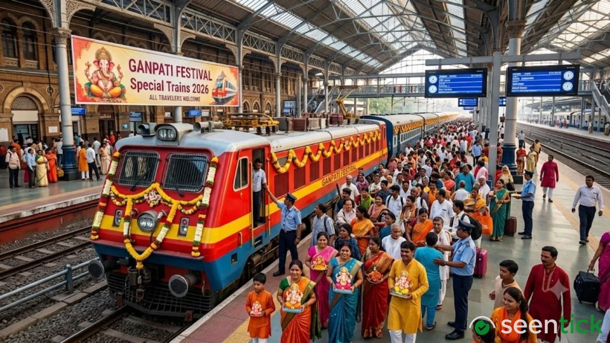 Ganpati special trains 2026: Over 1.17 lakh tickets booked, Railways issues advisory