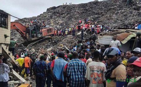 Guinea rubbish landfill collapse kills 30