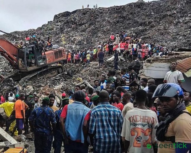 Guinea rubbish landfill collapse kills 30