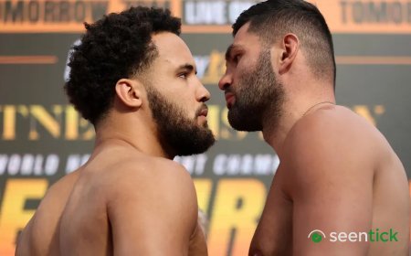 Heavyweight Championship Matchup Gets Testy At Weigh-Ins