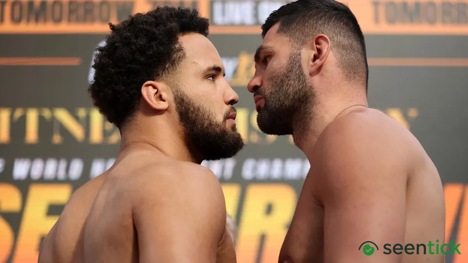 Heavyweight Championship Matchup Gets Testy At Weigh-Ins