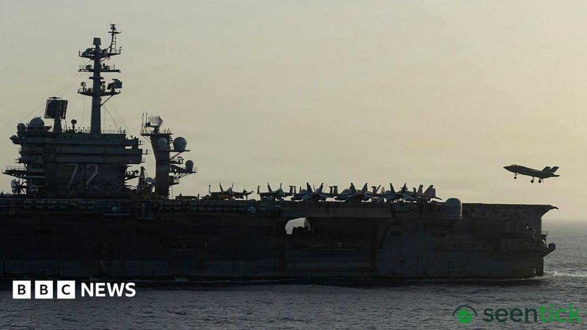Conditions on US aircraft carrier at sea for more