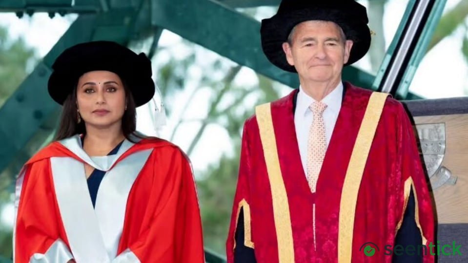Rani Mukerji receives honorary doctorate from La Trobe University for her contributions.