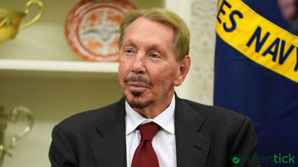 Oracle chairman Larry Ellisons net worth drops significantly due to Oracle stock decline.