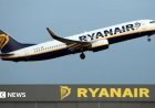 Engine failure causes severe injury on Ryanair flight from Greece to Germany.