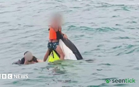 Family rescued after 16-hour ordeal at sea off Koh Samui island.