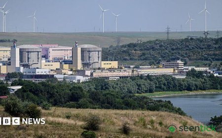 Romanias only nuclear power station shuts down due to low Danube river levels.