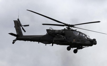 Apache Helicopter Crash In Texas Leaves 2 Dead