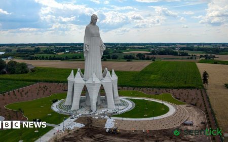 Poland Unveils Giant Statue of Virgin Mary in Remote Village