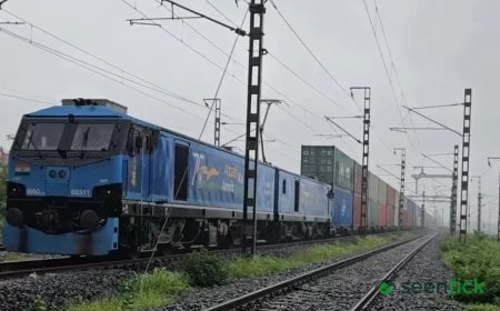 Indian Railways runs first 1.3-km-long double-stack container train: Watch Video