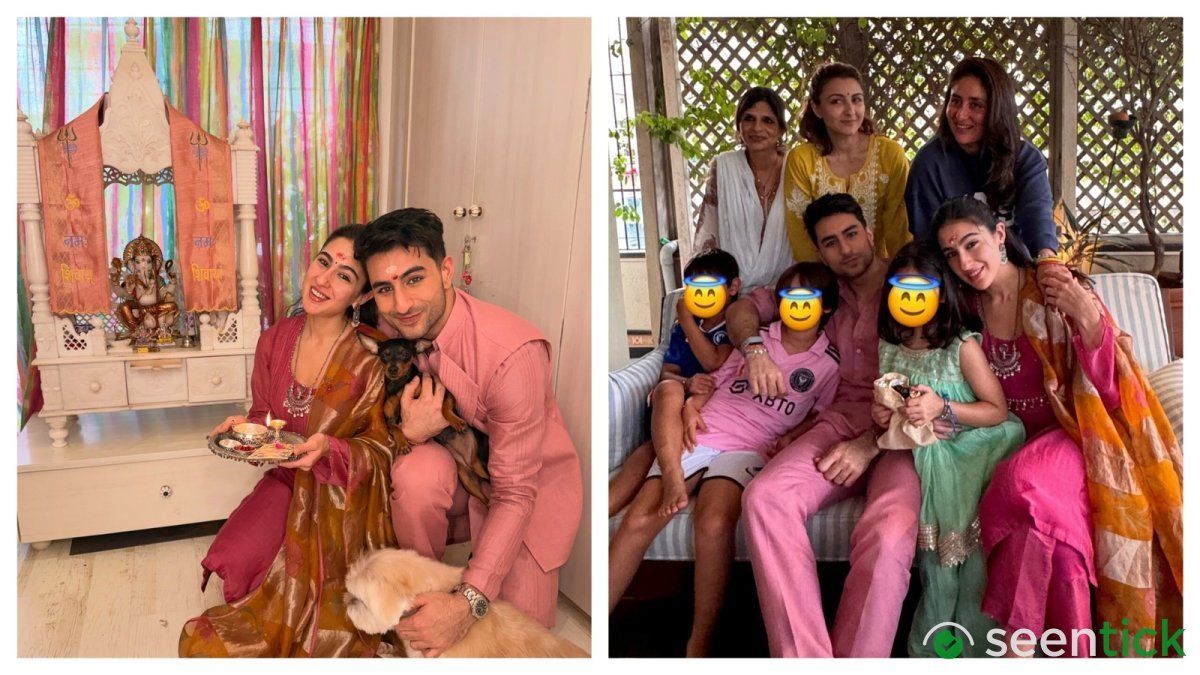 Inside the Ali Khan-Kemmu Raksha Bandhan celebrations: Sara, Inaaya tie rakhis to brothers Ibrahim, Taimur and Jeh