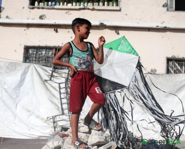 Israel warns of 'forceful' response to kites flown from Gaza