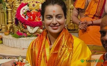 Kangana Ranaut visits Siddhivinayak and Mumba Devi temples in Mumbai, shares pictures