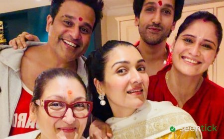Krushna Abhishek celebrates Rakhi with mami Sunita Ahuja and her kids; Govinda skips celebration