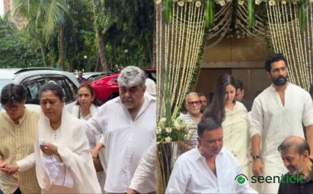 Kuku Kohli prayer meet: Vicky Kaushal, Katrina Kaif pay last respects; Aruna Irani gets emotional