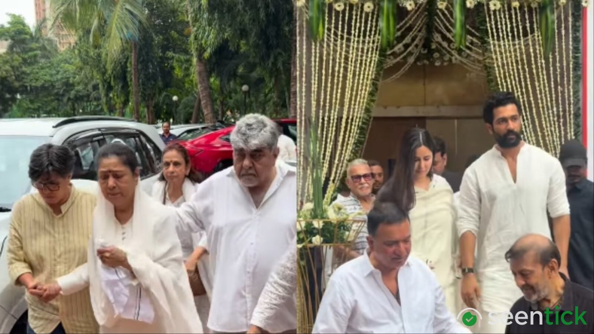 Kuku Kohli prayer meet: Vicky Kaushal, Katrina Kaif pay last respects; Aruna Irani gets emotional
