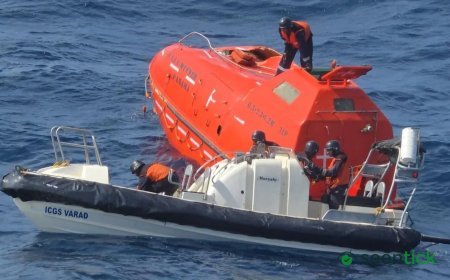Lifeboat, distress beacon found off Odisha 3 days after ship sank, 22 sailors still missing