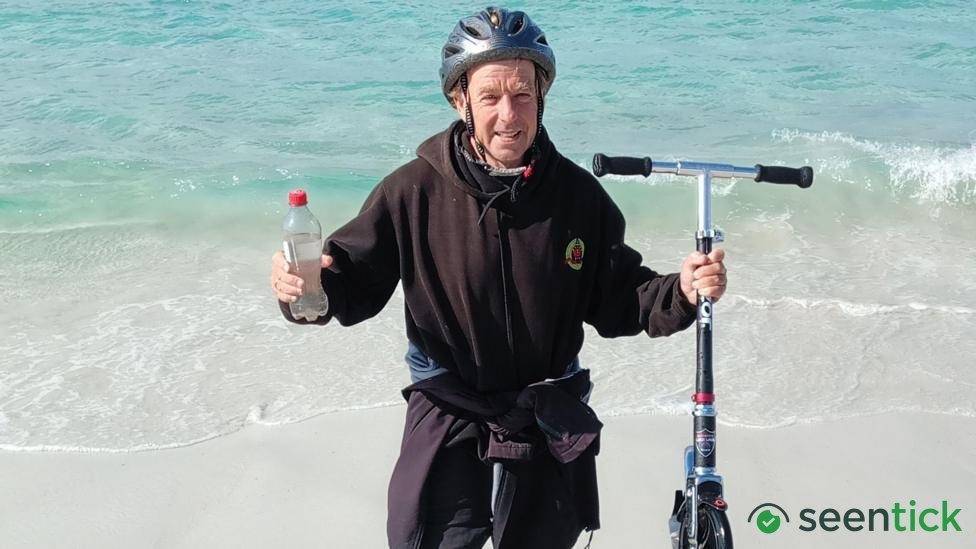 Man completes 2,800 mile scoot across Australia