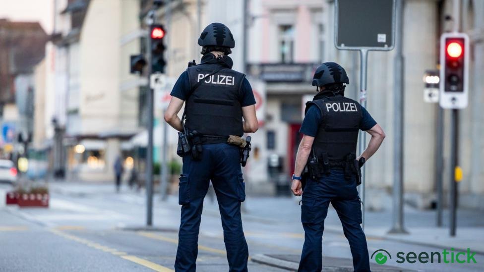 Manhunt after one killed and five injured in Swiss shooting, police say