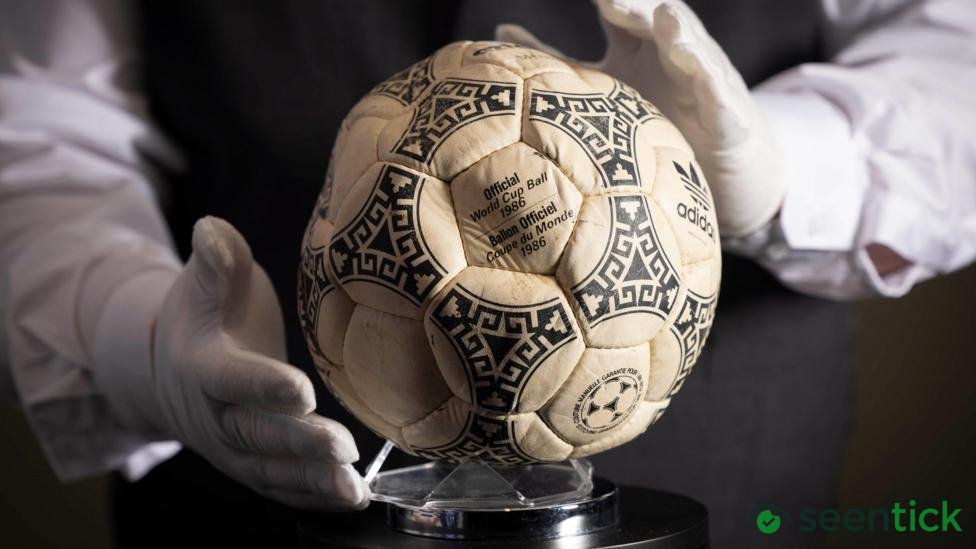 Maradona's 'Hand of God' ball sells for £2.5m
