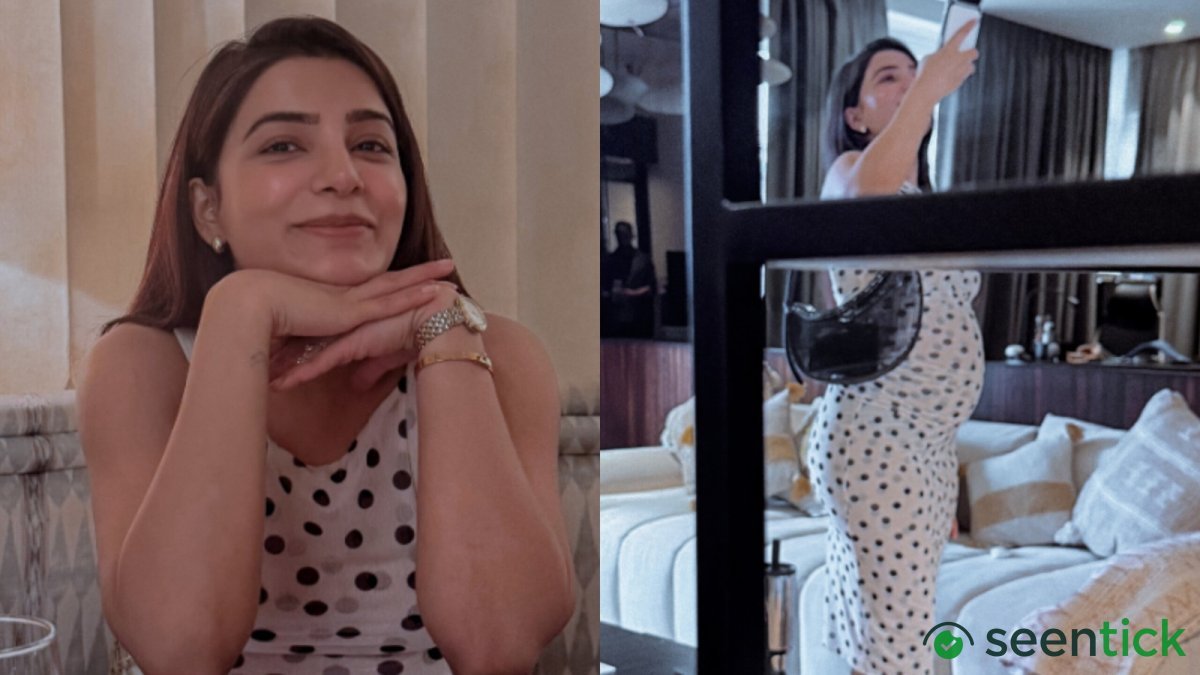 Mom-to-be Samantha Ruth Prabhu flaunts her baby bump, glowing skin in new pics; reacts to fan's baby boy name suggestion