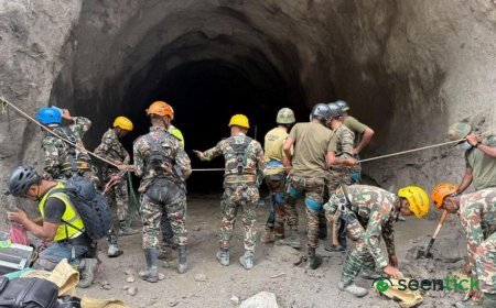 Nepal rescuers blast hillside in search of hydropower workers as families wait anxiously
