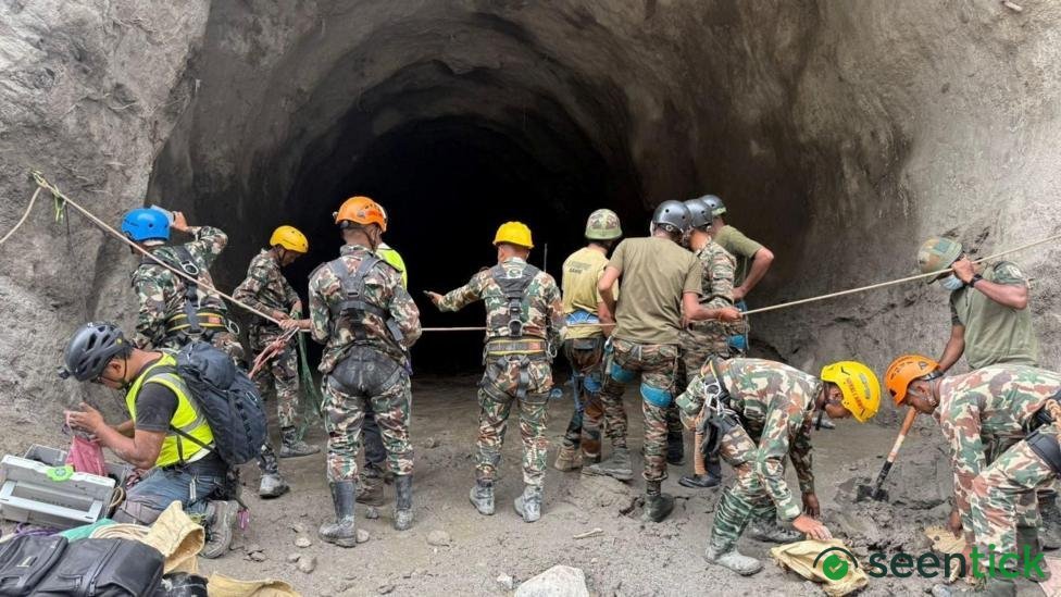 Nepal rescuers blast hillside in search of hydropower workers as families wait anxiously