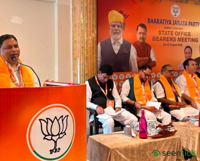 ‘Normalcy returning’: BJP holds its first-ever organisational meet in Srinagar