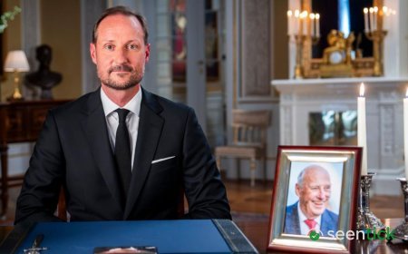 Norway's new king remembers 'my dear father' in first speech