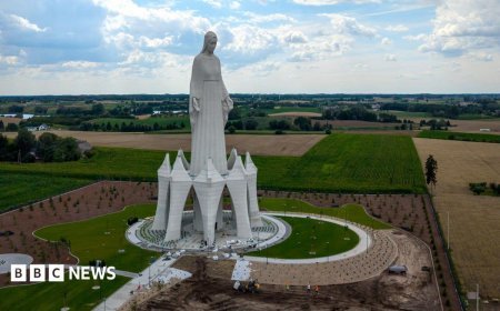 Poland Unveils Giant Statue of Virgin Mary in Remote Village