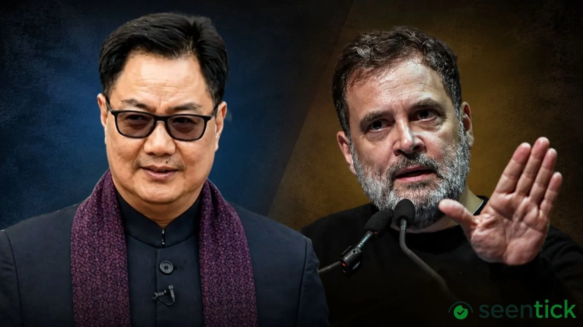 Rahul Gandhi slams Centre over ‘police brutality’, Rijiju lists Congress-era incidents