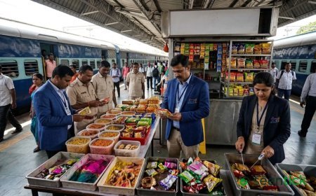 Railways responds after expired products, non-permitted colours found in food at Karnataka stations