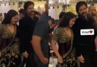 Rashmika Mandanna makes 1st public appearance after hip injury; Vijay Deverakonda holds her hand. Watch