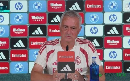 Real Madrid Coach Mourinho Wants Players To ‘Die’ For Him In First Press Conference