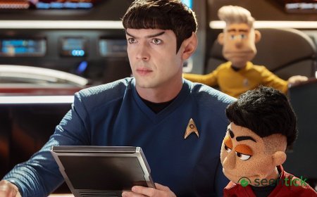 Star Trek: Strange New Worlds Stars Tell All About Filming Season 4's Puppet Episode (And That Surprising Kiss)