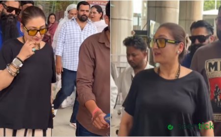 Sunita Ahuja spotted at Jaipur airport after claiming Govinda plans to marry co-star, avoids paparazzi